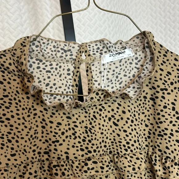 NWT Women’s XXL Animal Print Blouse - Picture 3 of 6